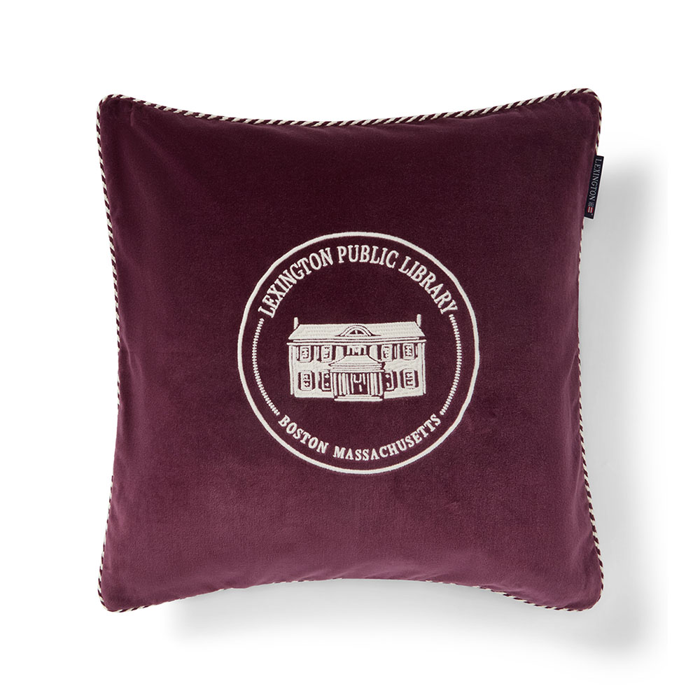 Lexington Library Organic Cotton Velvet Kuddfodral